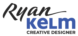 Ryan Kelm | Graphic & Web Design Portfolio Logo